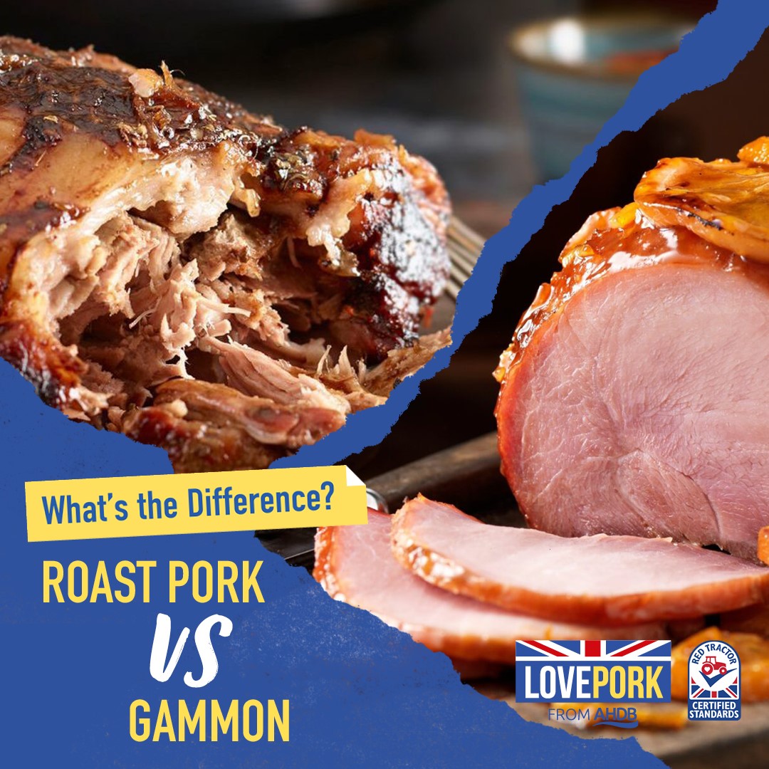 Love pork social media graphic roast pork vs gammon